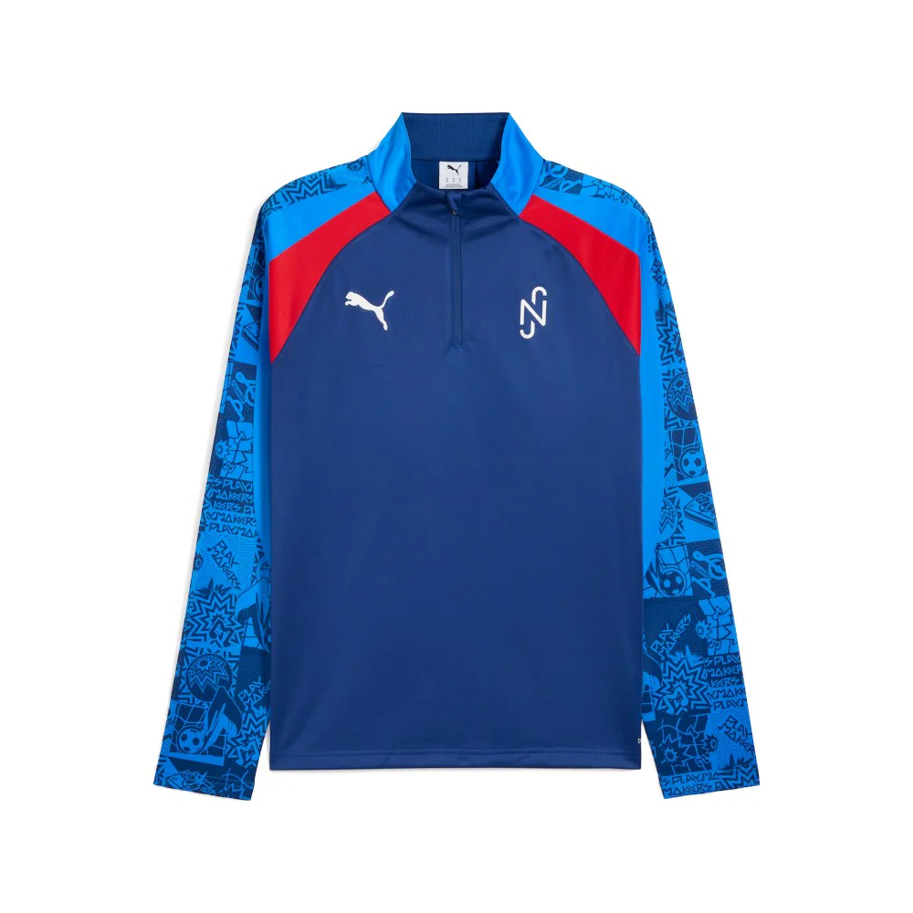 PUMA X NEYMAR Junior Playmaker Quarter Zip Soccer Sweater