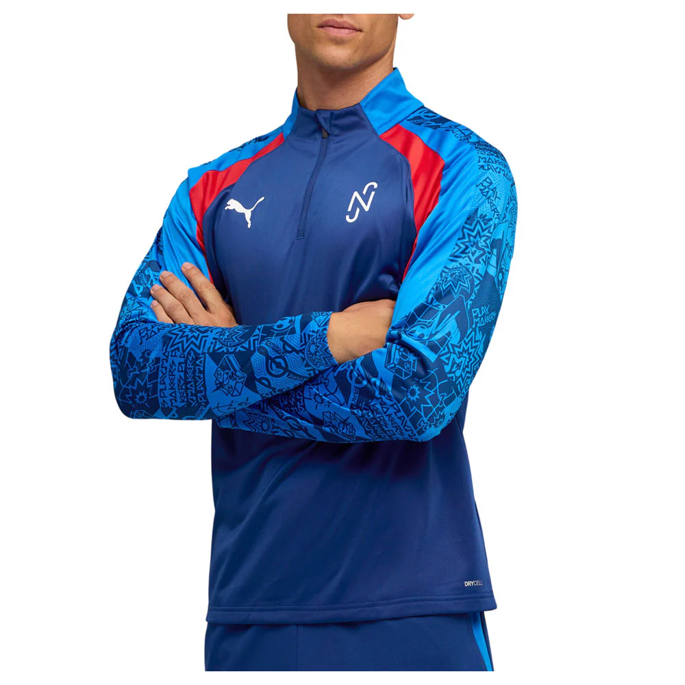 PUMA X NEYMAR Junior Playmaker Quarter Zip Soccer Sweater - Image 3