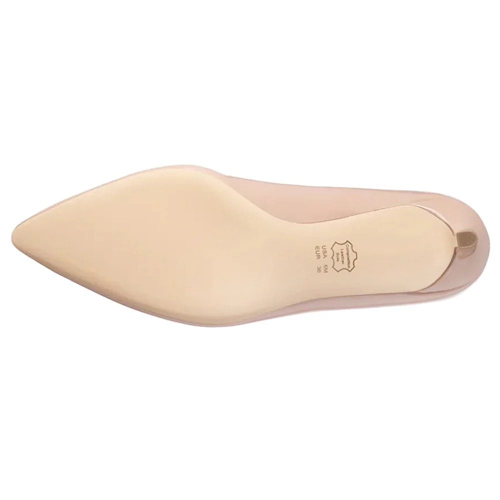 Nina60 Pointed Toe Kitten Heel Pumps - Image 5