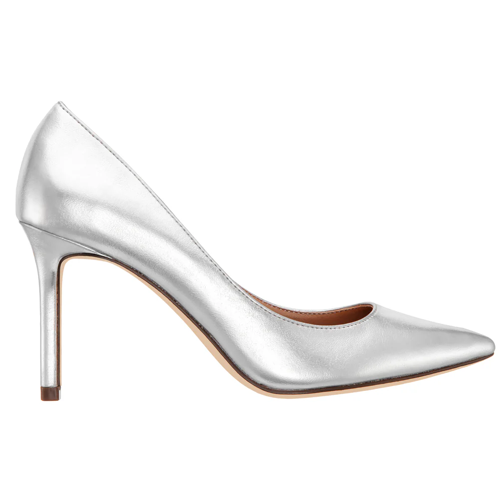 Nina Metallic Pointed Toe Stiletto Pumps