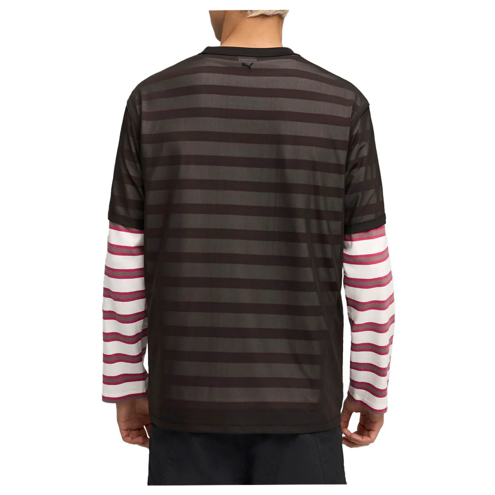 Nine To Five Mesh Graphic Crew Neck Short Sleeve T-Shirt - Image 4