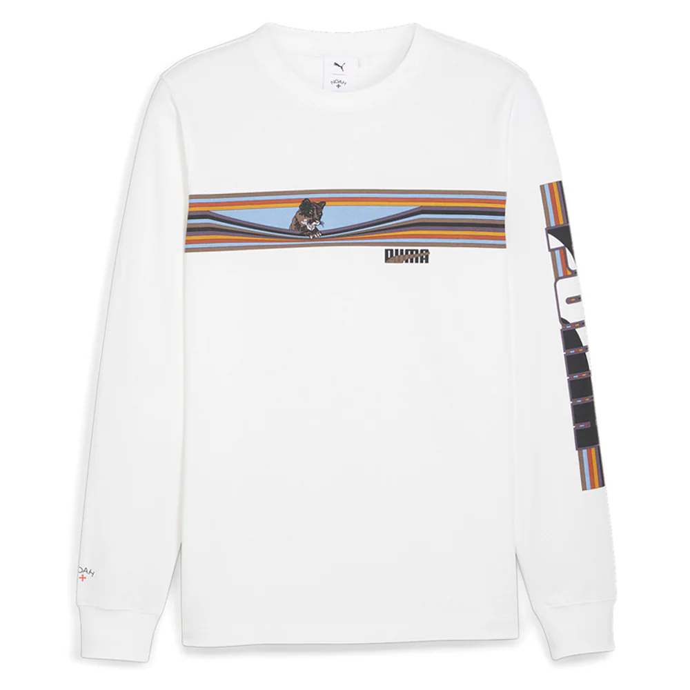 PUMA X NOAH Graphic Crew Neck Long Sleeve T-Shirt