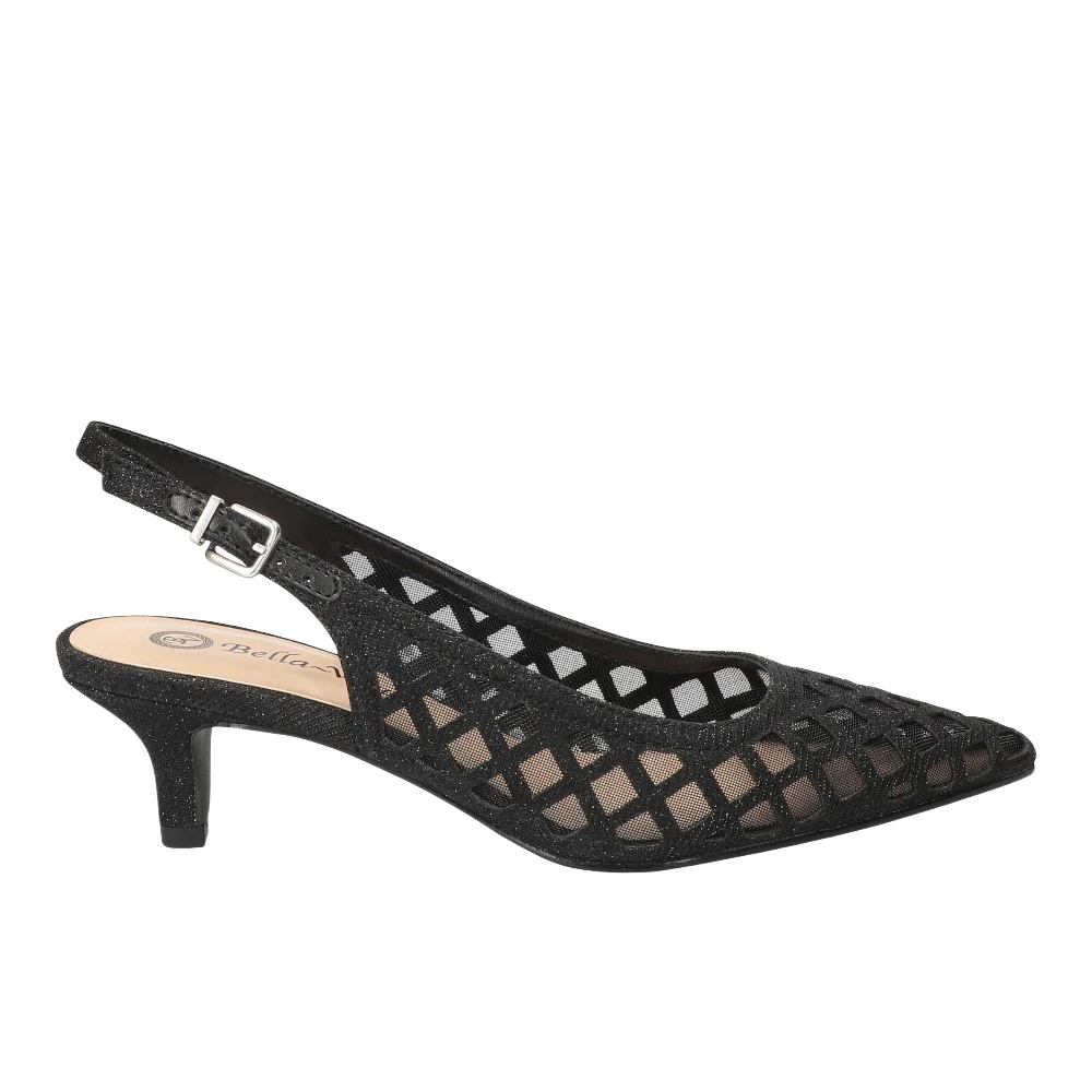 Noel Mesh Cut-Out Pumps