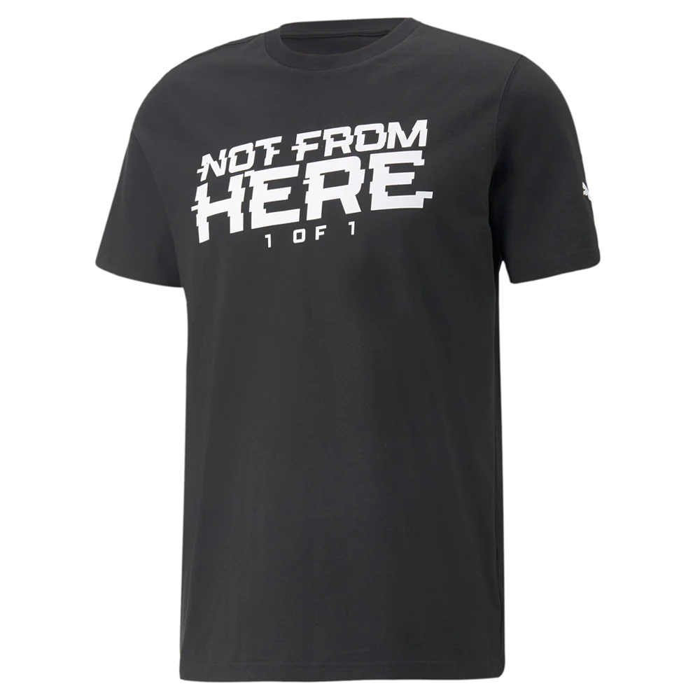Not From Here Graphic Crew Neck Short Sleeve T-Shirt - Image 3