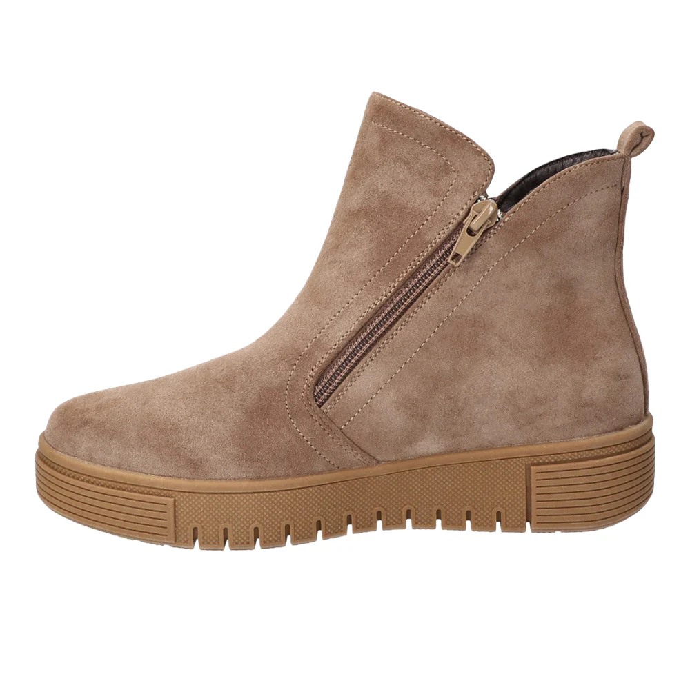 Oaklee Platform Ankle Round Toe Zippered Booties - Image 3