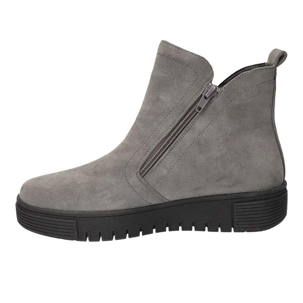 Oaklee Platform Ankle Round Toe Zippered Booties - Image 3