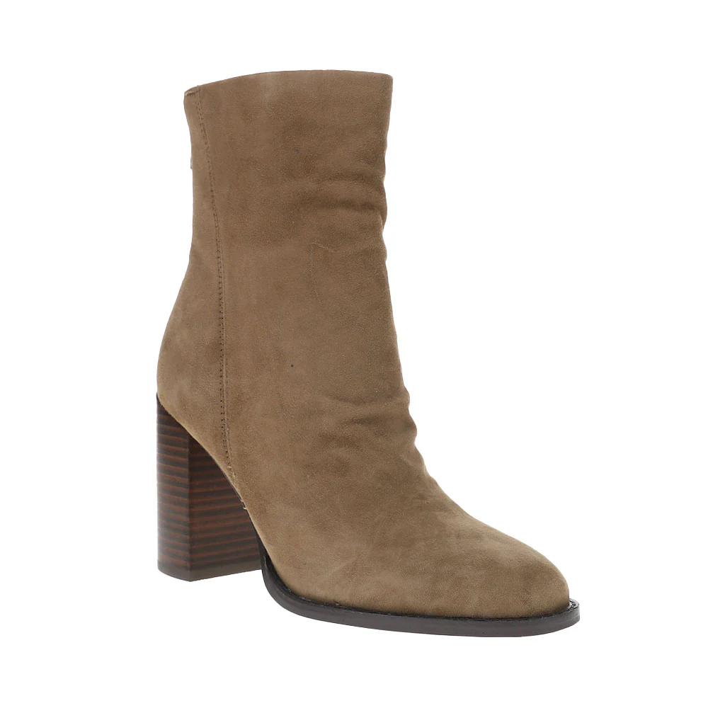 Obsession Round Toe Block Heel Zippered Boots - Image 2