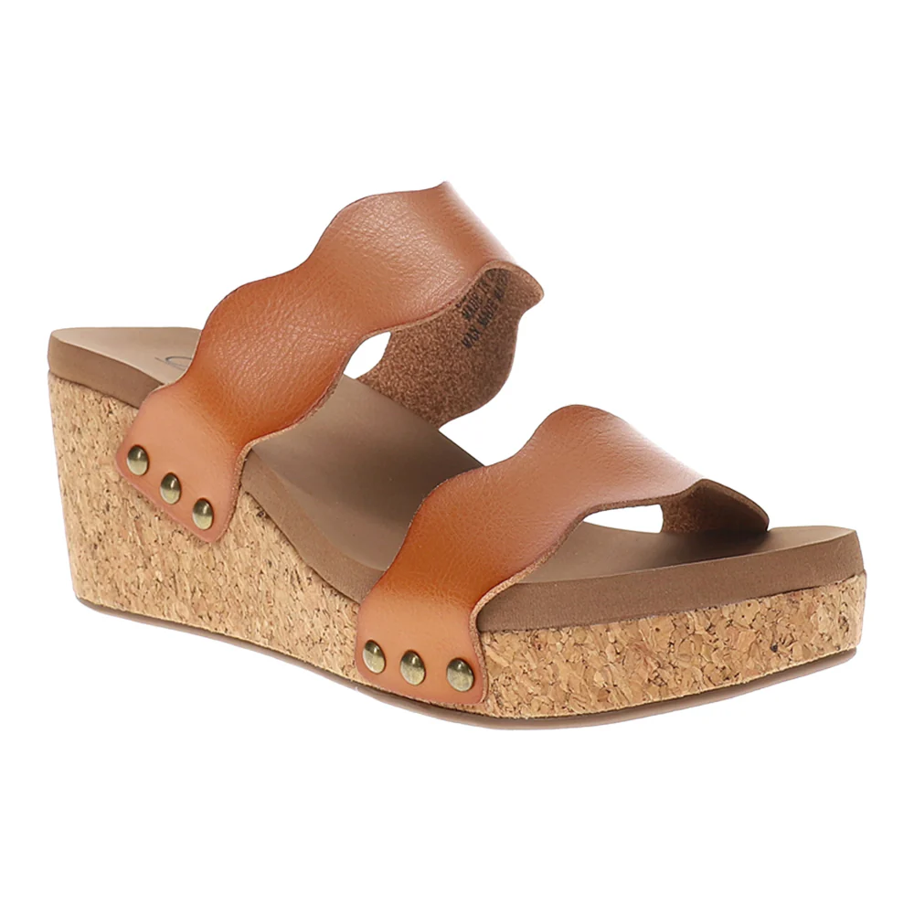 Obviously Studded Wedge Slide Sandals - Image 2