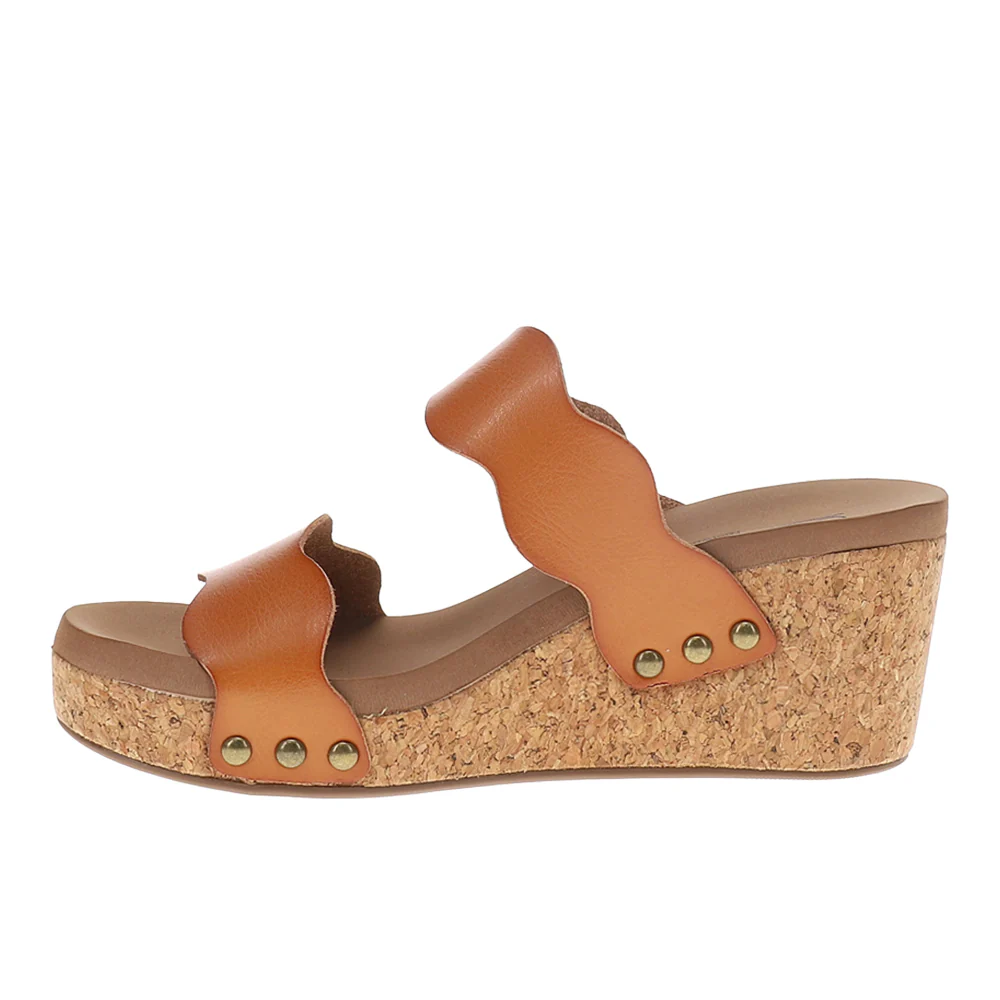 Obviously Studded Wedge Slide Sandals - Image 3