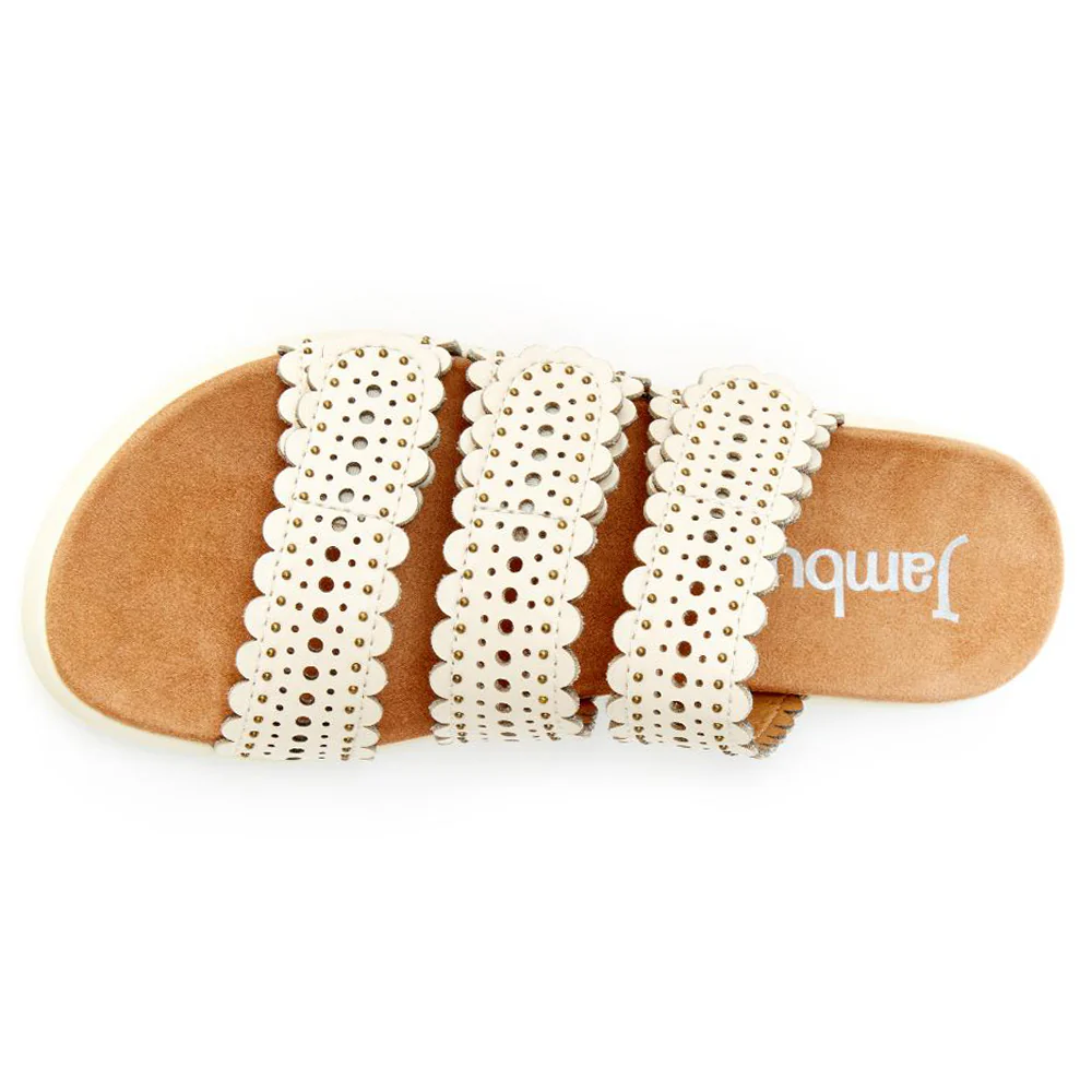 Odysseus Perforated Slide Sandals - Image 4