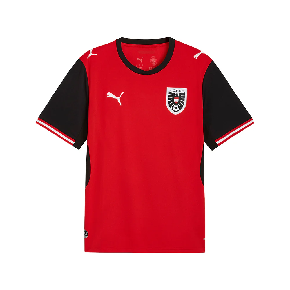ÖFB Home Crew Neck Short Sleeve Jersey Replica
