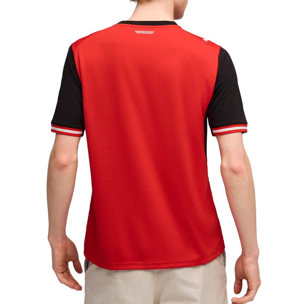 ÖFB Home Crew Neck Short Sleeve Jersey Replica - Image 4