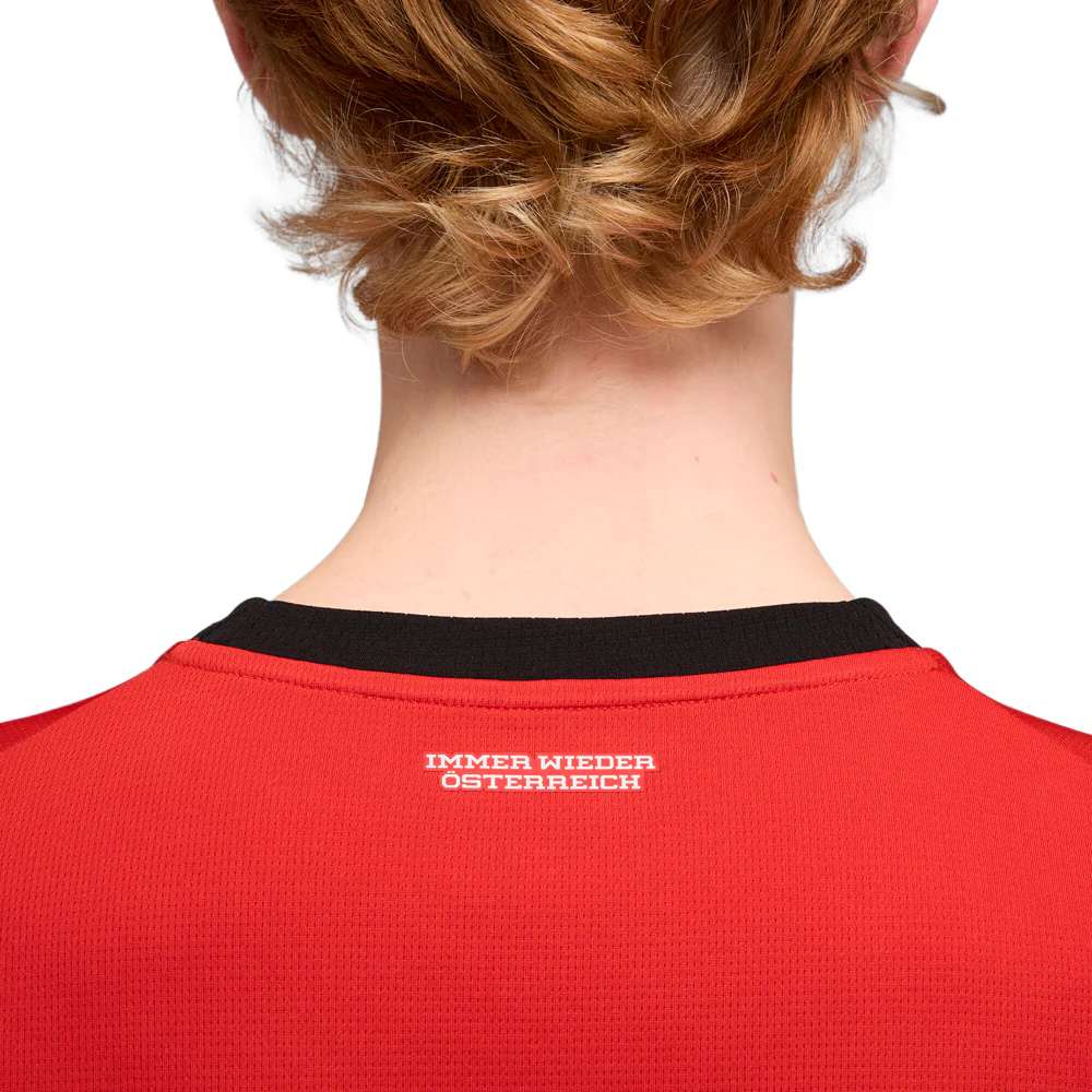 ÖFB Home Crew Neck Short Sleeve Jersey Replica - Image 5