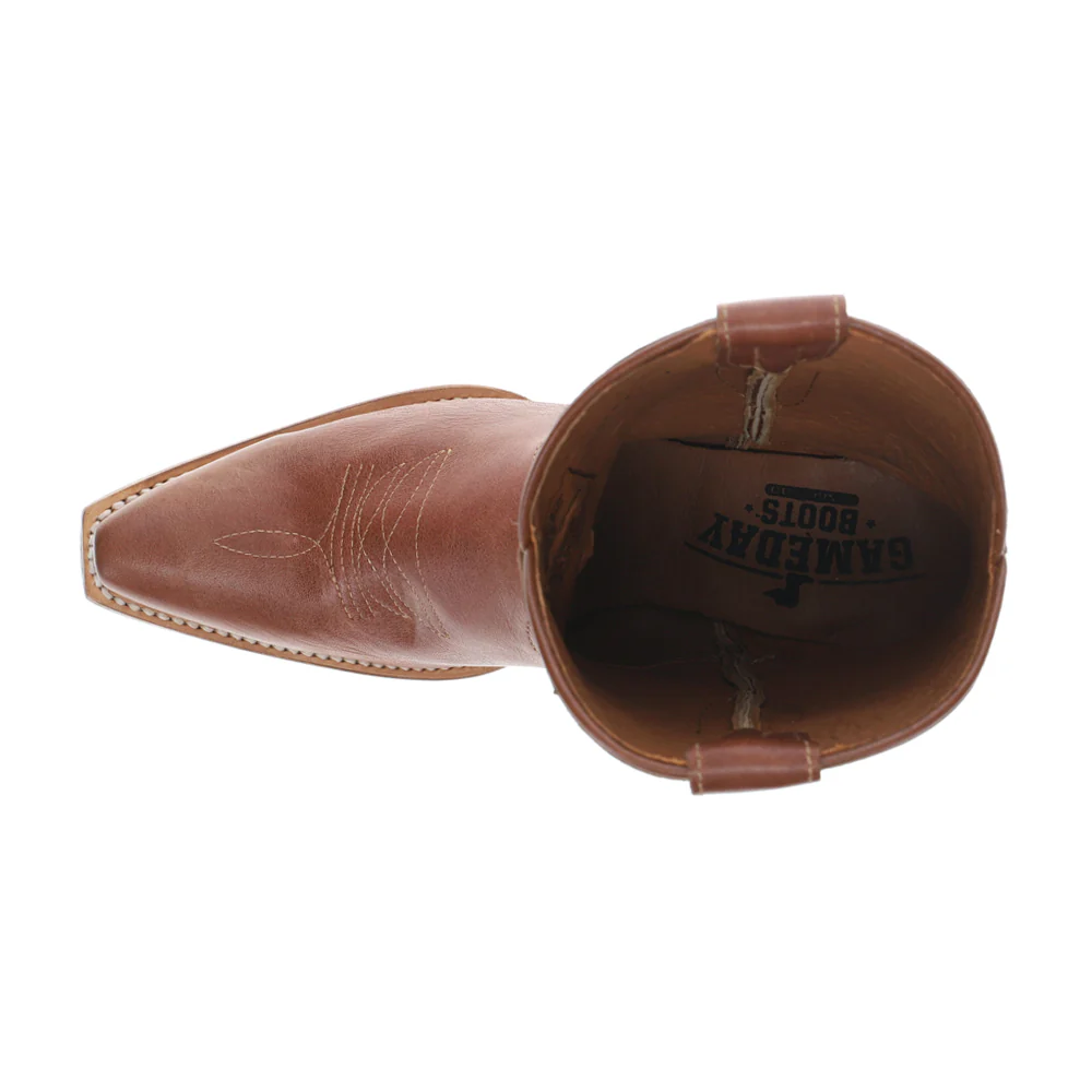Oklahoma Gameday Snip Toe Cowboy Booties - Image 4