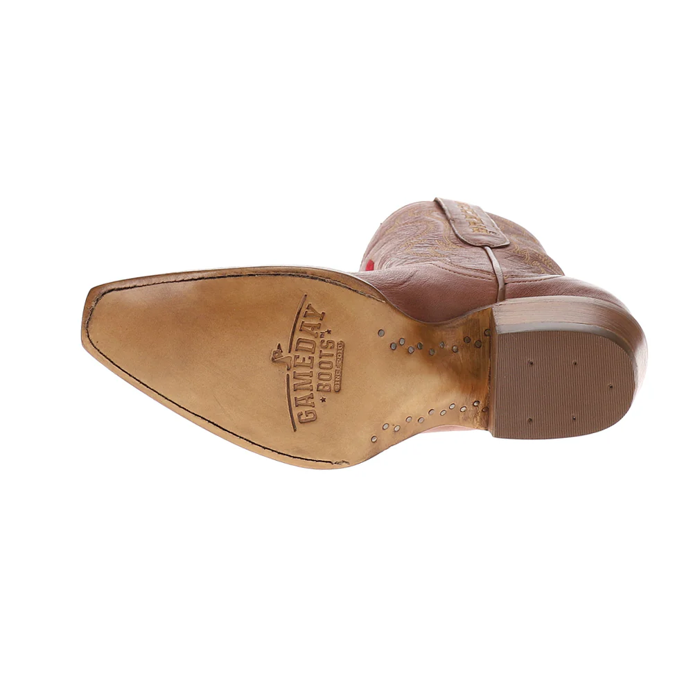 Oklahoma Gameday Snip Toe Cowboy Booties - Image 5