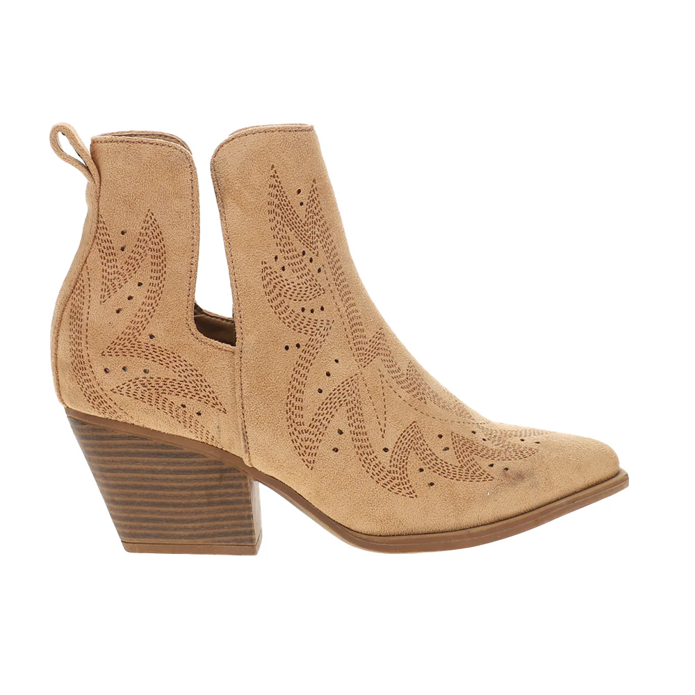 Olivia Pointed Toe Cowboy Booties