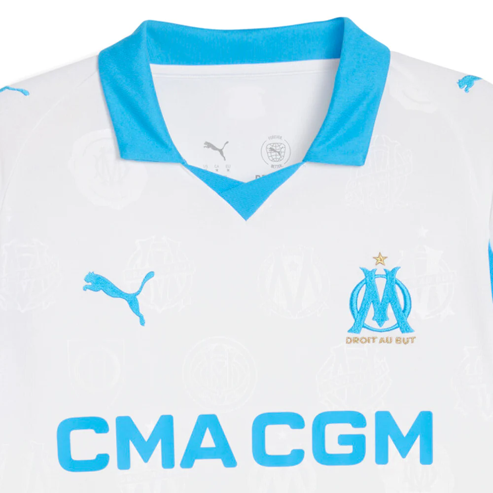 Olympique de Marseille Collared Short Sleeve Soccer Jersey 24/25 - Image 5