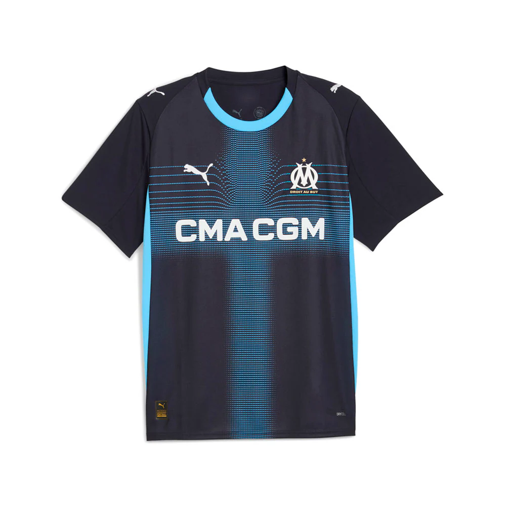 Olympique de Marseille Collared Short Sleeve Soccer Jersey 25/26