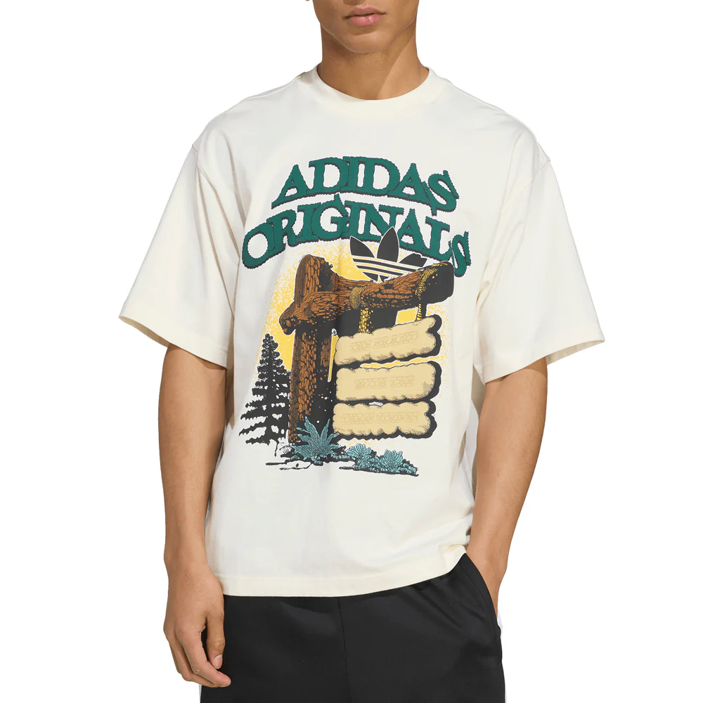 Originals Camp Graphic Crew Neck Short Sleeve T-Shirt - Image 3