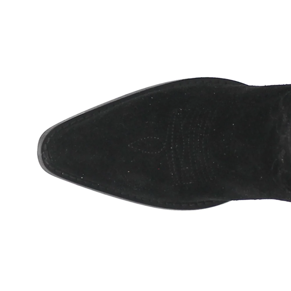 Out West Embroidered Snip Toe Pull On Cowboy Boots - Image 4