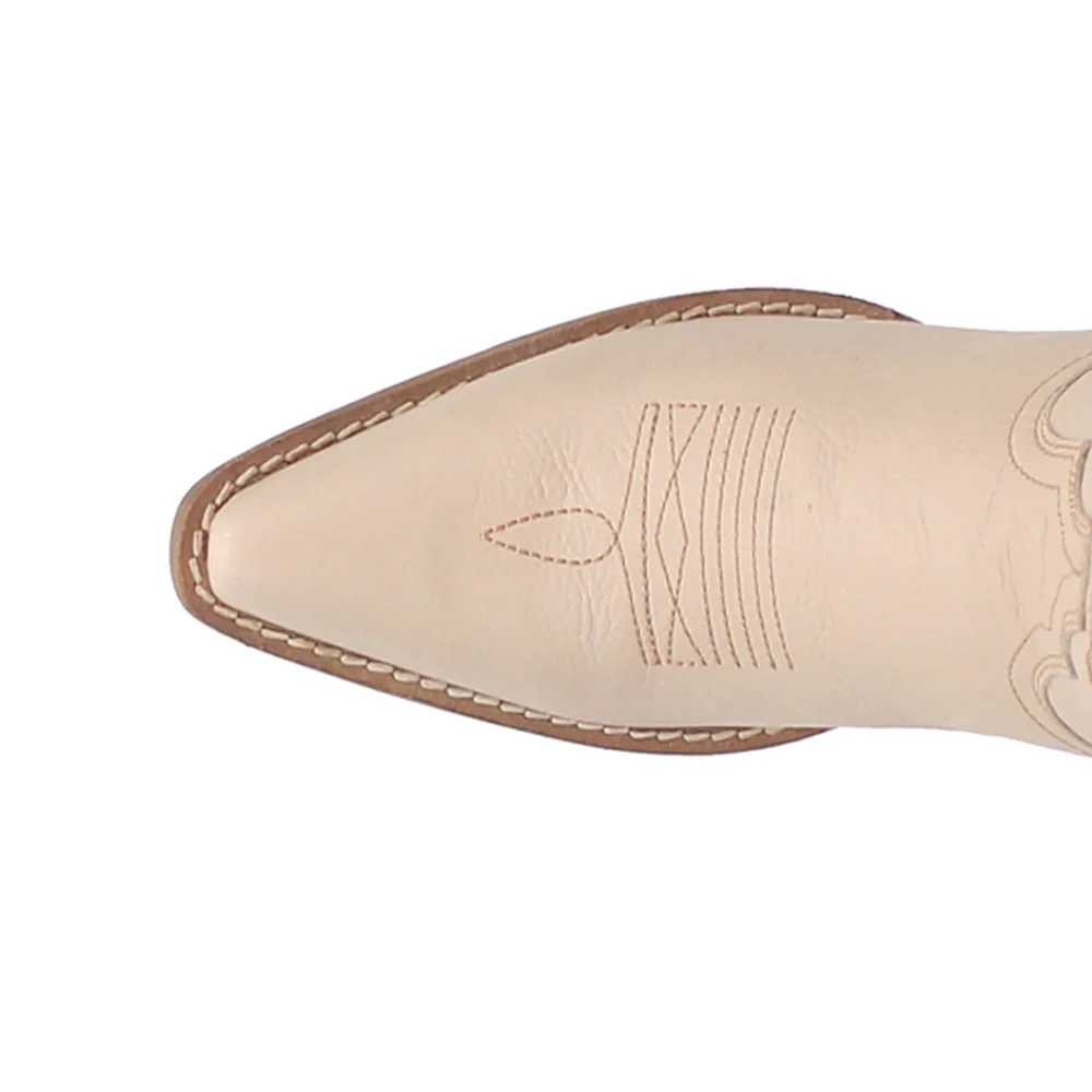 Out West Embroidered Snip Toe Pull On Cowboy Boots - Image 4