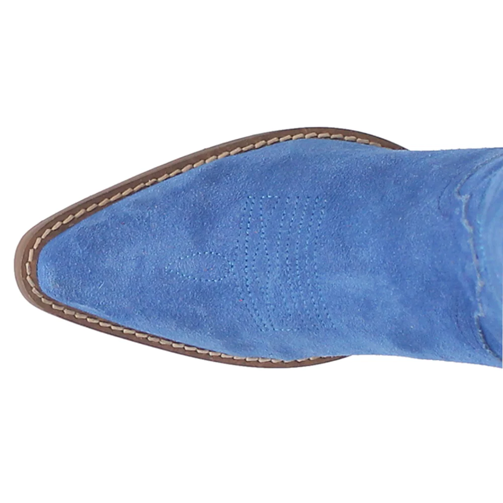Out West Embroidered Snip Toe Pull On Cowboy Boots - Image 4