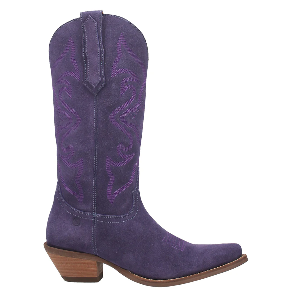 Out West Embroidered Snip Toe Pull On Cowboy Boots