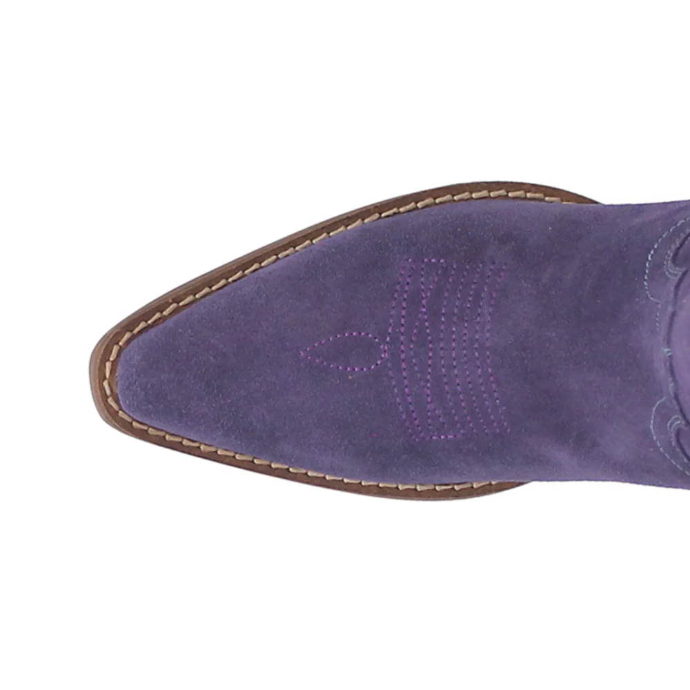 Out West Embroidered Snip Toe Pull On Cowboy Boots - Image 4