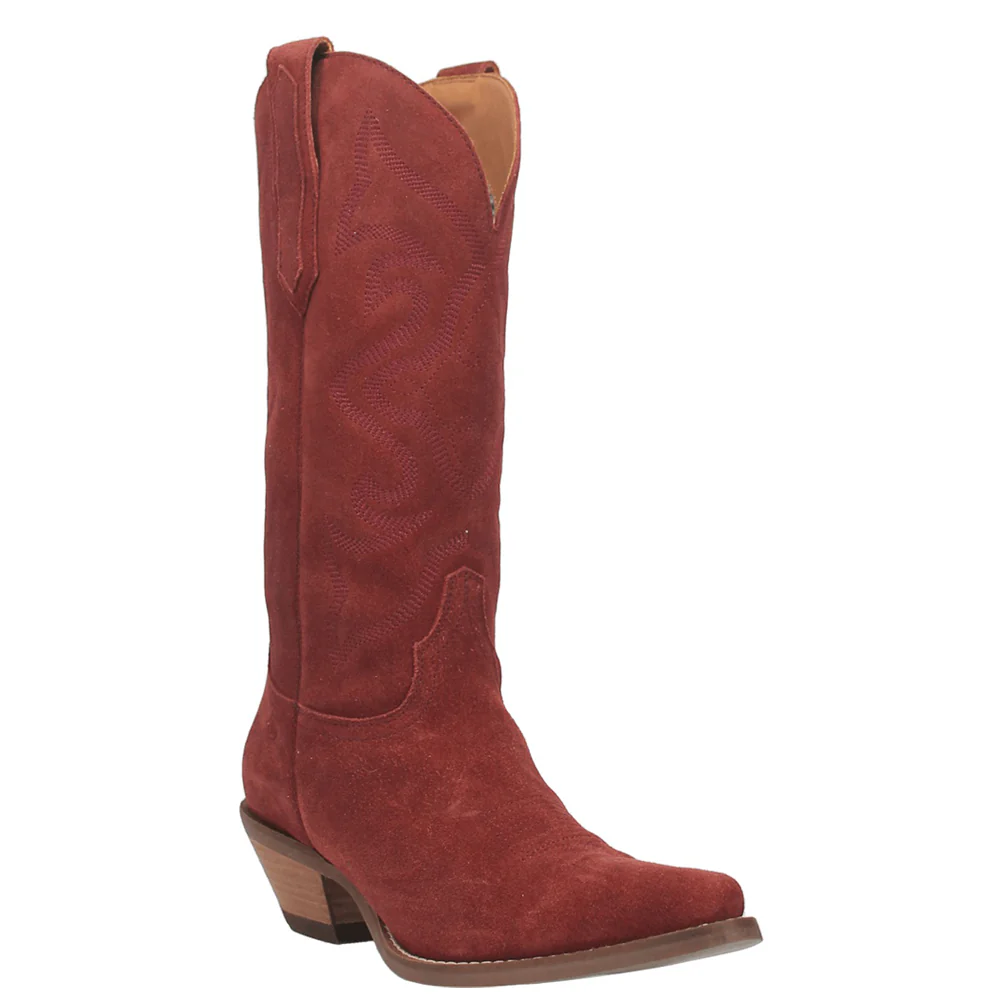 Out West Tall Embroidered Snip Toe Pull On Cowboy Boots - Image 2