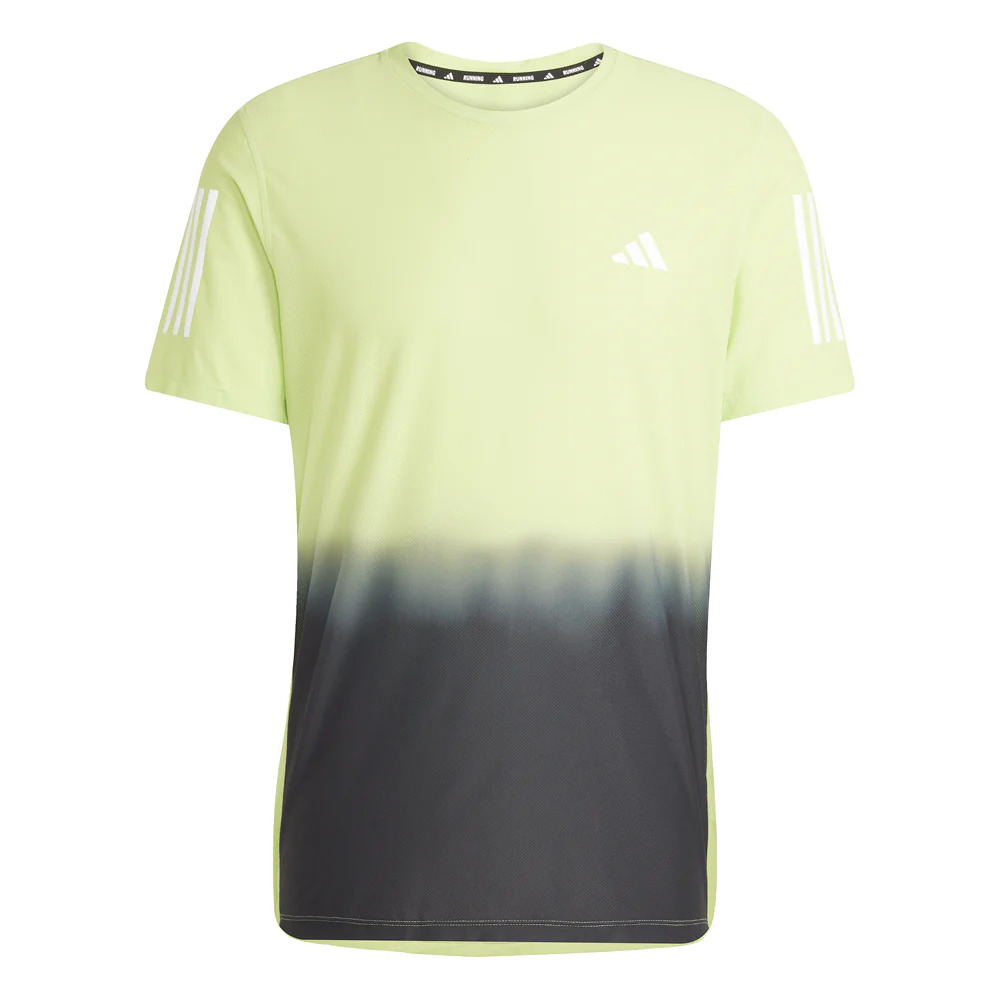 Own the Run Climacool Colorblock Crew Neck Short Sleeve Athletic T-Shirt