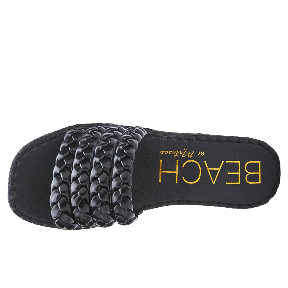 Pacific Espadrille Platform Slide Sandals - Image 4