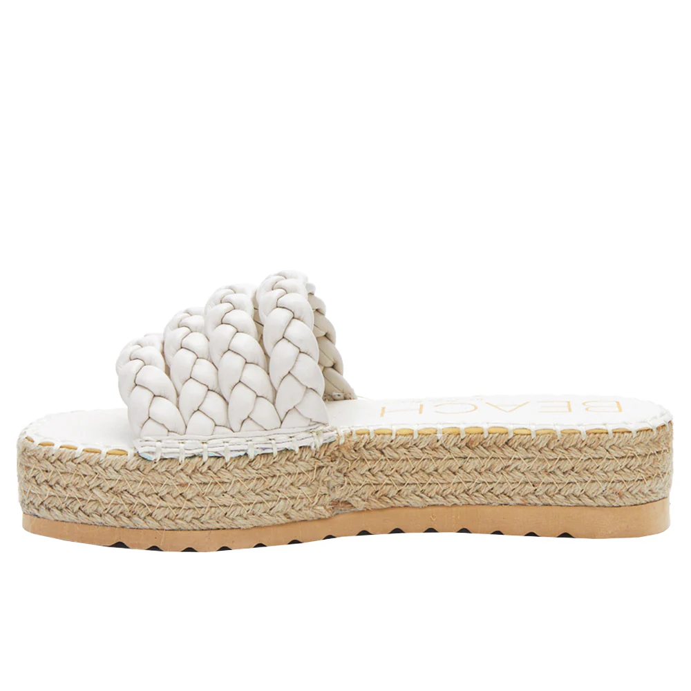 Pacific Espadrille Platform Slide Sandals - Image 3