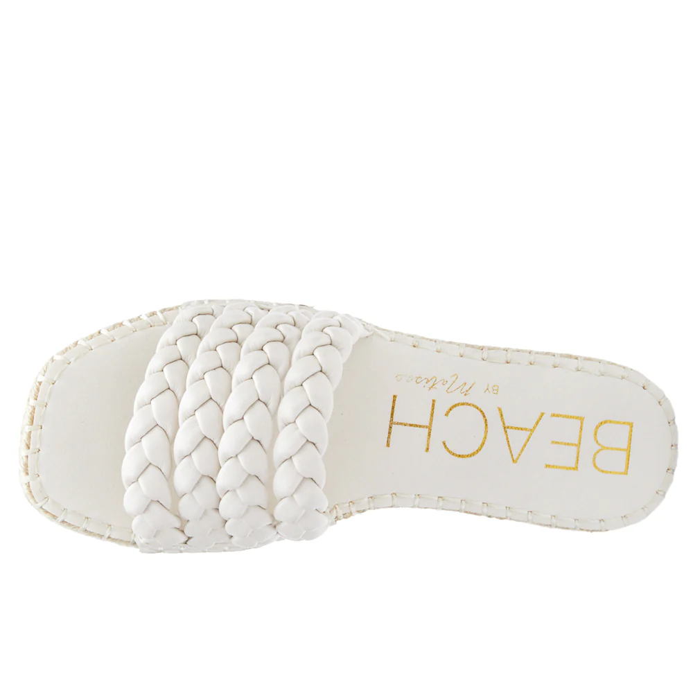 Pacific Espadrille Platform Slide Sandals - Image 4