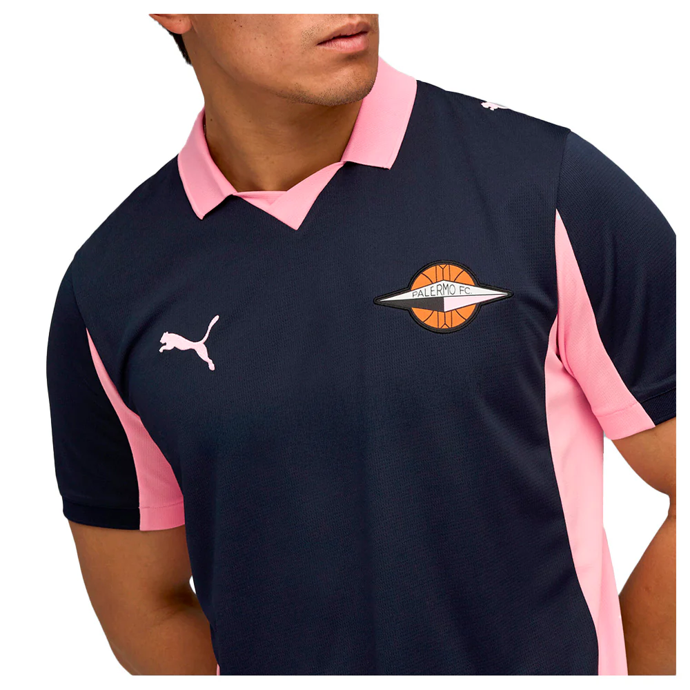 Palermo Away Collared Short Sleeve Soccer Jersey - Image 5