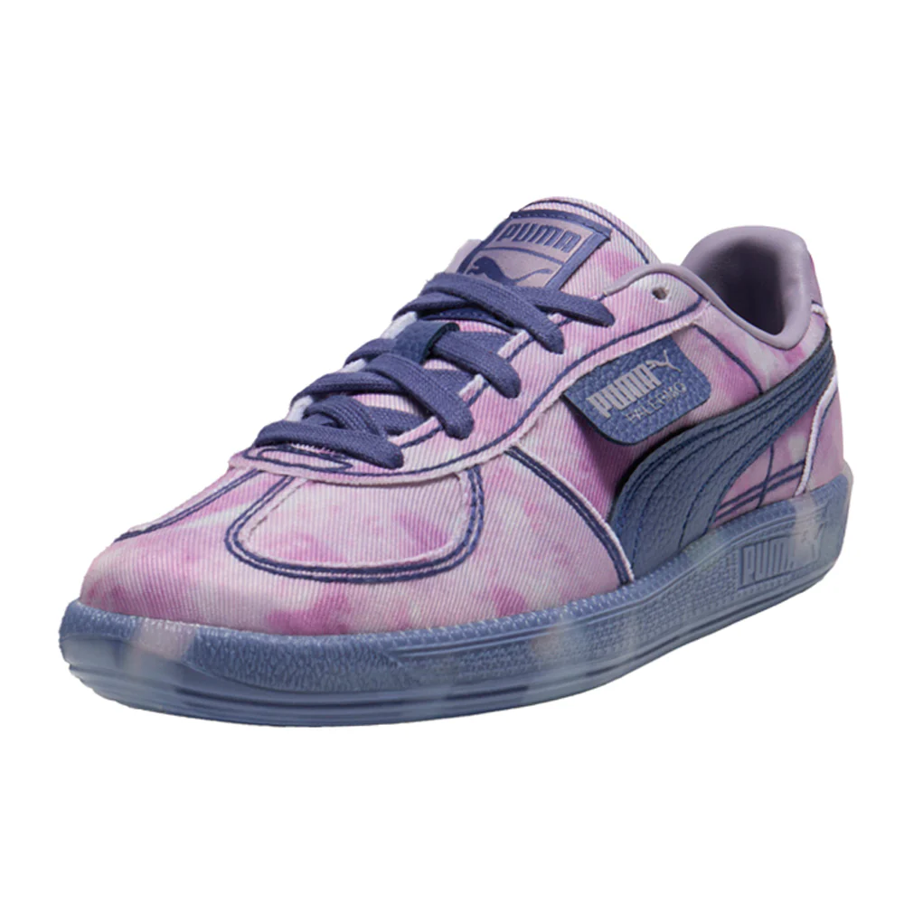 Palermo Faded Denim Lace Up Sneakers - Image 2