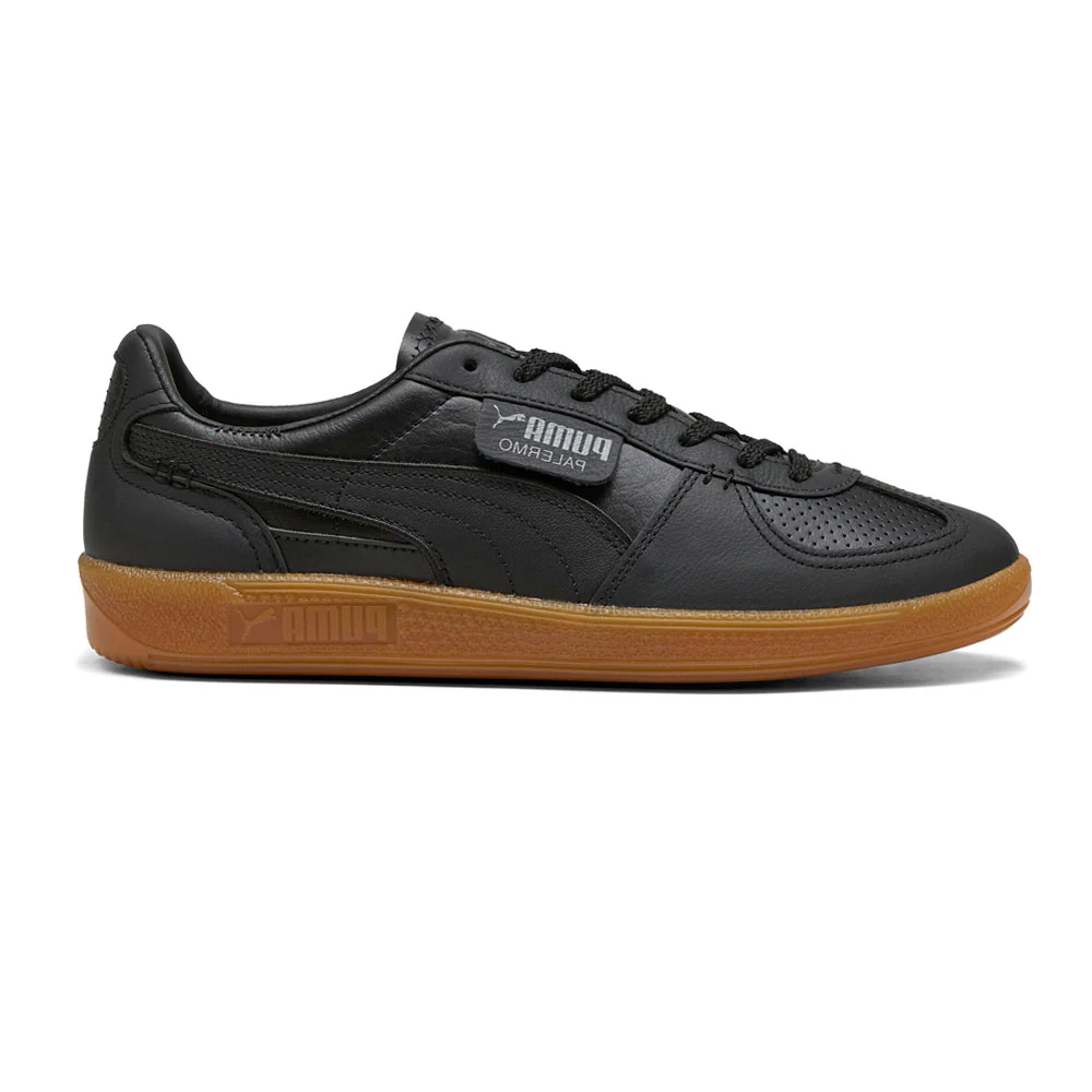 Palermo S and P Leather Perforated Lace Up Sneakers