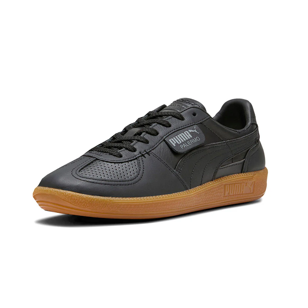 Palermo S and P Leather Perforated Lace Up Sneakers - Image 2