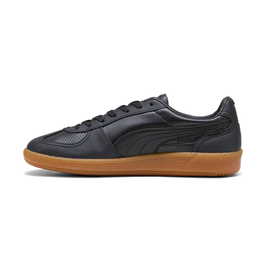 Palermo S and P Leather Perforated Lace Up Sneakers - Image 3
