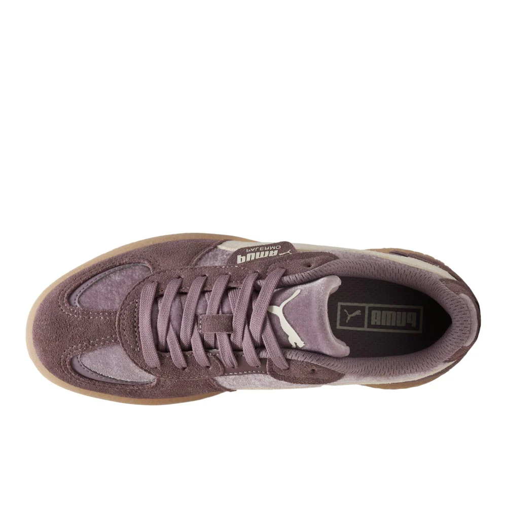 Palermo Moda Velvet Dream Lace Up Sneakers - Image 4
