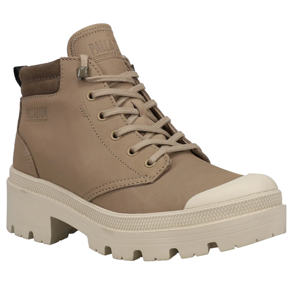 Pallabase Lo Cuff Round Toe Lace Up Booties - Image 2