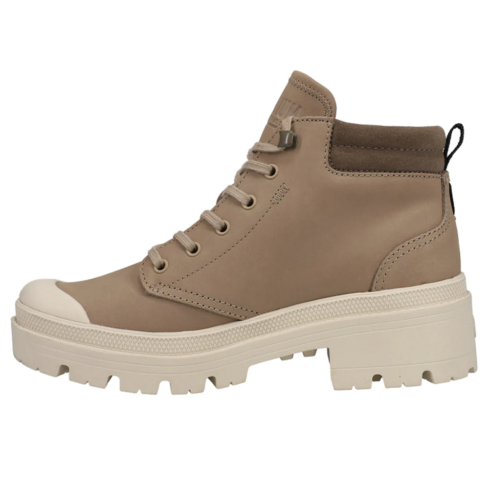 Pallabase Lo Cuff Round Toe Lace Up Booties - Image 3