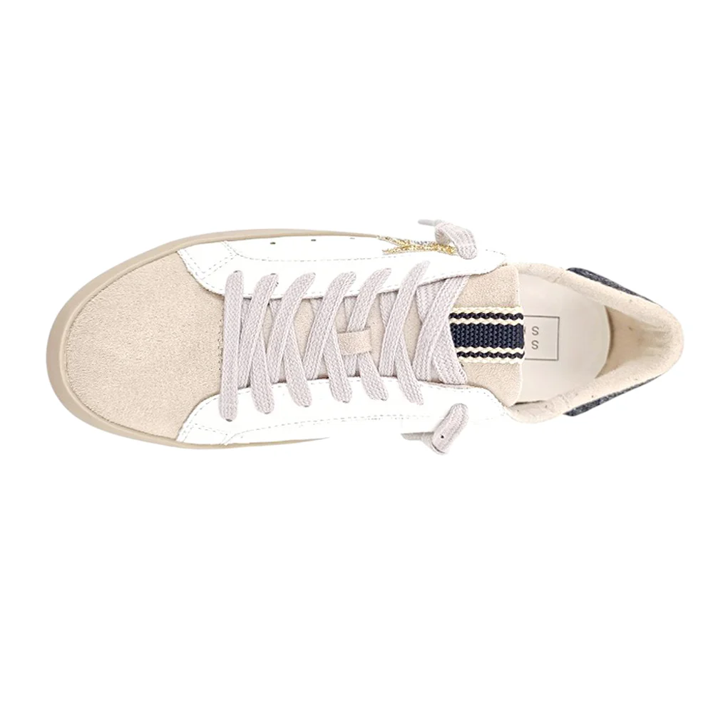 Pamela Glitter Lace Up Sneakers - Image 3