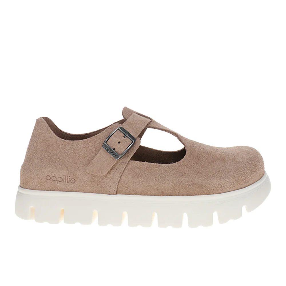 Paris Chunky Suede Leather Flats