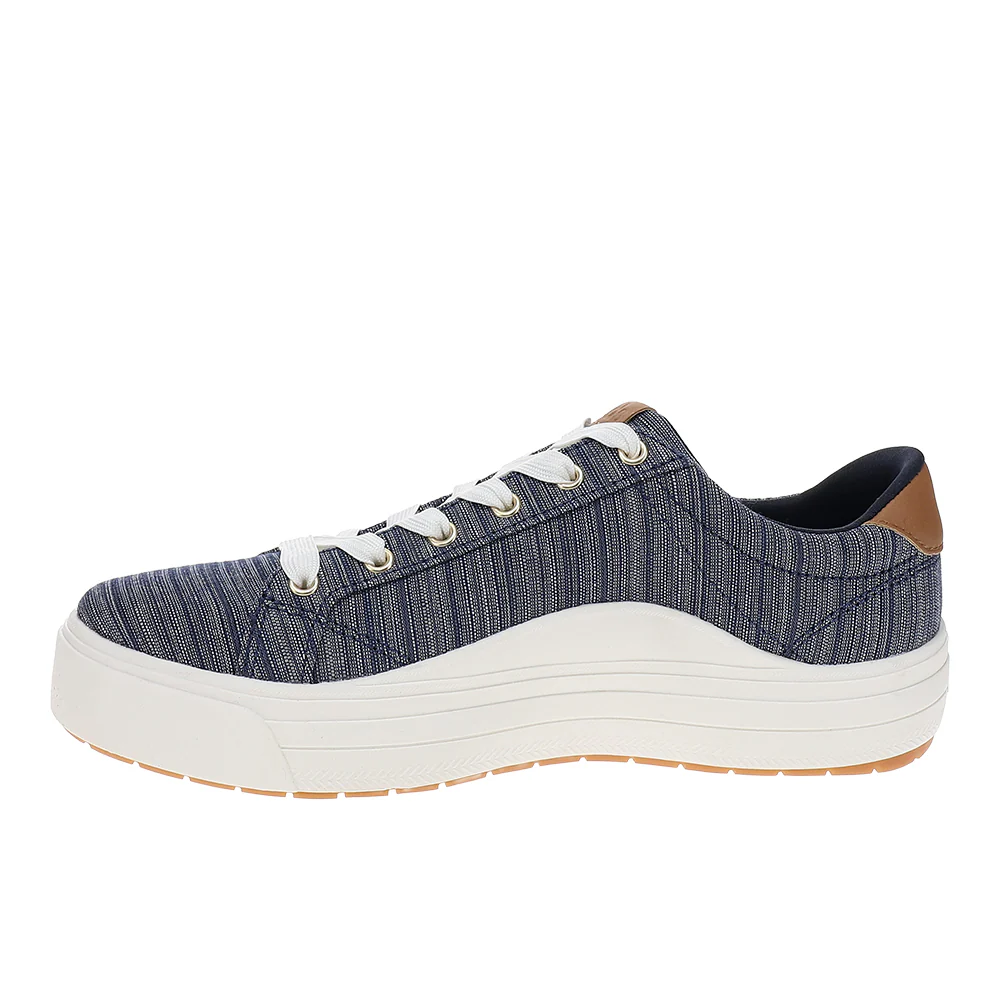 Park Stripe Chambray Lace Up Sneakers - Image 3