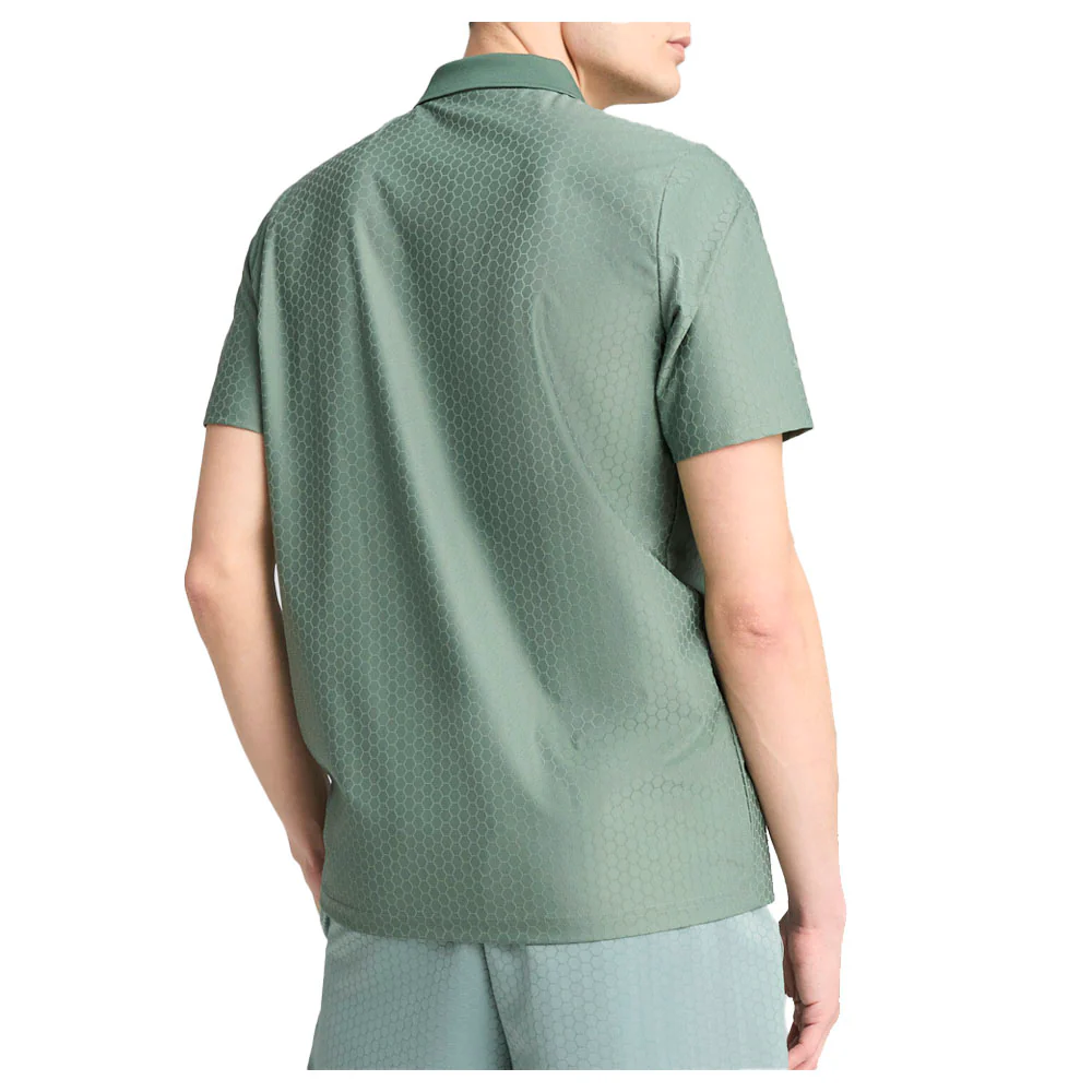 Porsche Design Hexagon Graphic Polo Shirt - Image 4