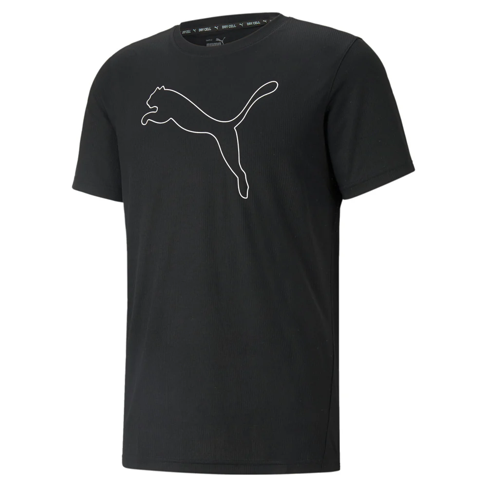 Performance Cat Logo Crew Neck Short Sleeve T-Shirt