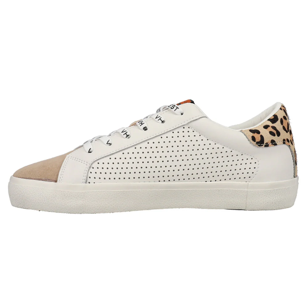 Phoebe Leopard Perforated Slip On Sneakers - Image 3