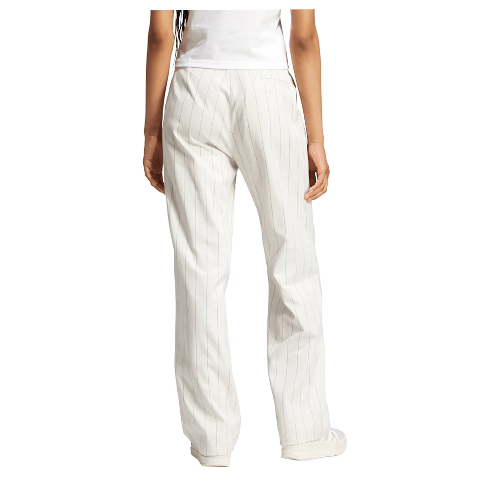 Pinstripe Twill Loose Trousers - Image 3