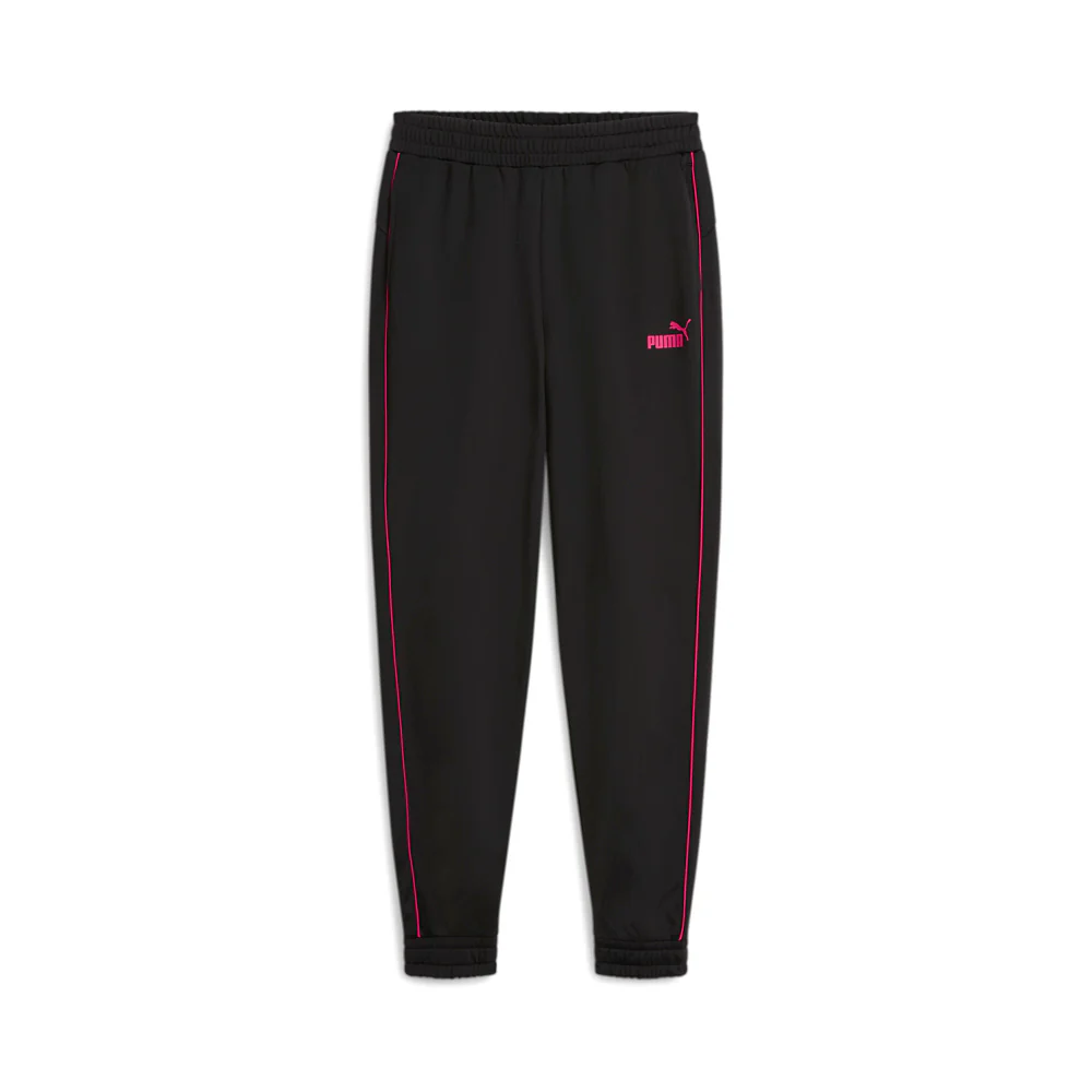 Piped Drawstring Track Pants