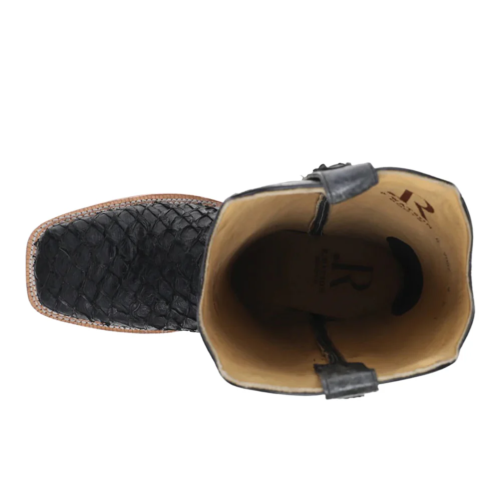 Pirarucu 13 Inch Wide Square Toe Cowboy Boots - Image 4